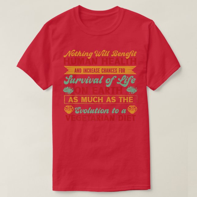 Vegetariska kostvanor t shirt (Design framsida)