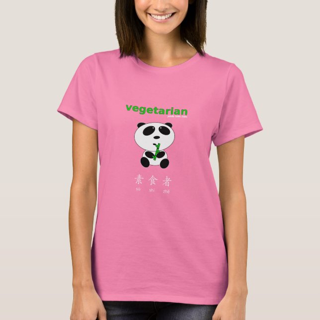 Vegetariska (mörk T) Tee (Framsida)