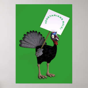 Vegetariska regler! poster