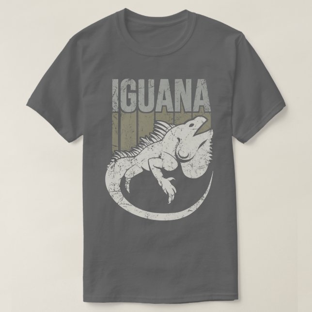 vegetariskt i Iguana reptilarian T Shirt (Design framsida)