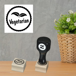 Vegetariskt identifikation för livsmedelsleverantö stämpel