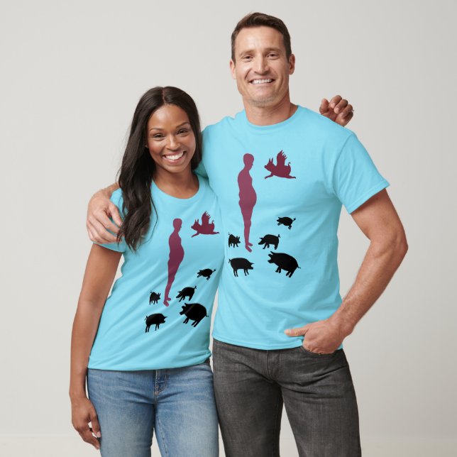 Vegeteterian Manar'sLong Sleeve Raglan T-Shirt (Unisex)