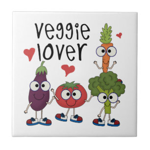 Veggie Älskare Kakelplatta