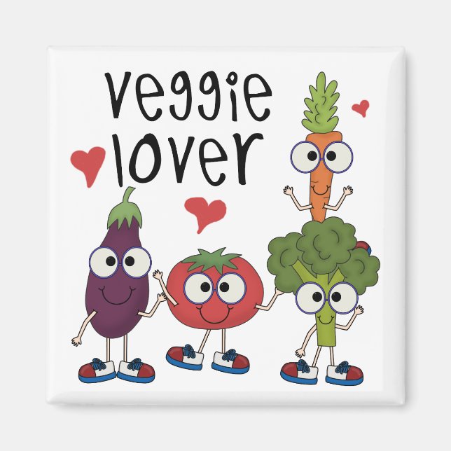Veggie Älskare Magnet (Framsidan)