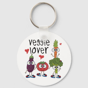 Veggie Älskare Nyckelring