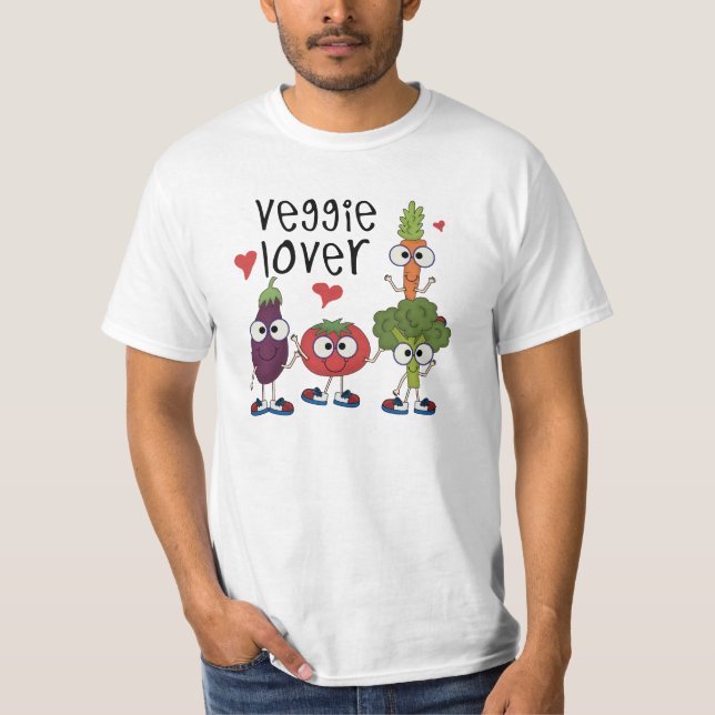 Veggie Älskare T-shirt (Framsida)