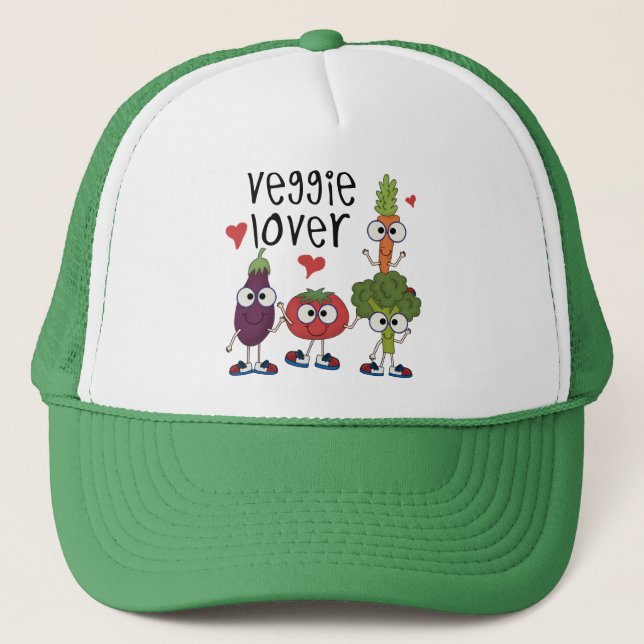 Veggie Älskare Truckerkeps (Framsida)