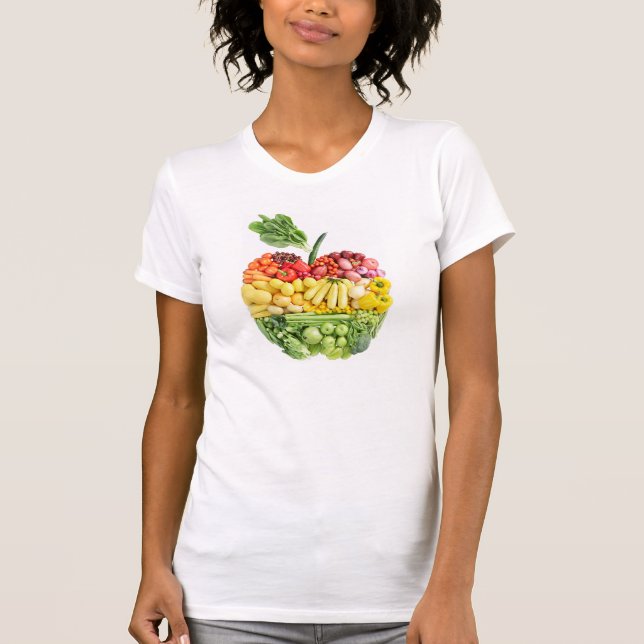 Veggie Apple Tee Shirt (Framsida)
