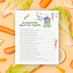 Veggie babydusch 20 frågor om föräldrarna