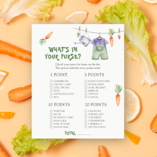 Veggie babydusch - Vad är det i ditt handväska?