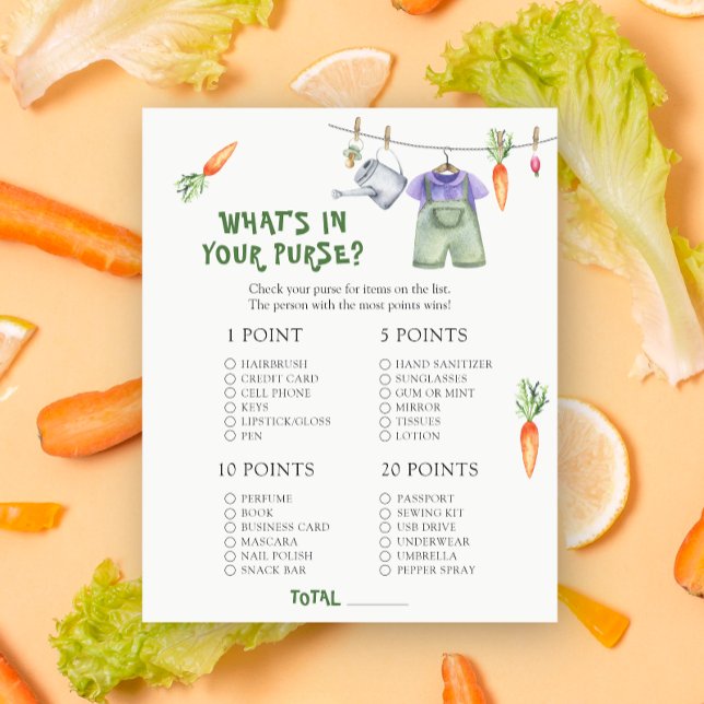 Veggie babydusch - Vad är det i ditt handväska? (Skapare uppladdad)