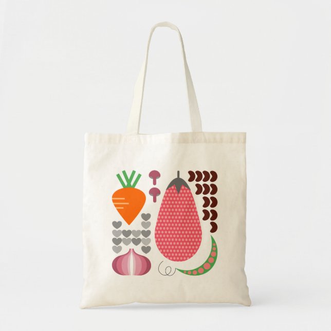 Veggie Bag - Tote Bag Tygkasse (Framsidan)
