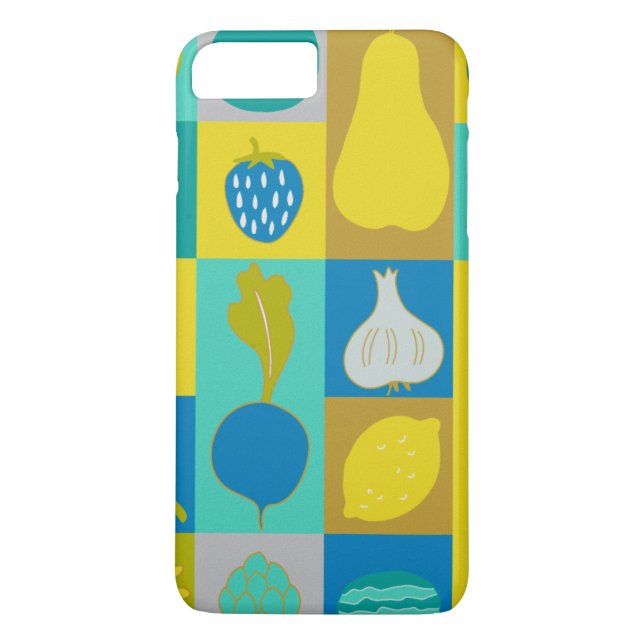 Veggie Blocks I Case-Mate iPhone Skal (Baksida)
