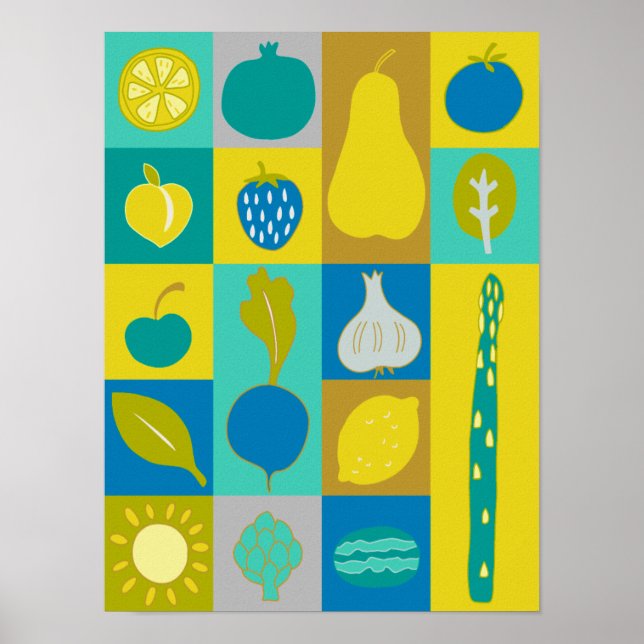 Veggie Blocks I Poster (Framsidan)