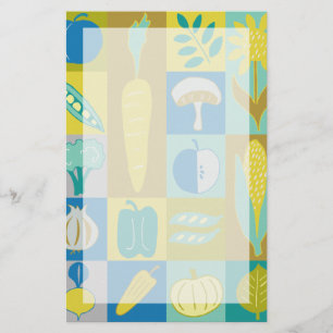 Veggie Blocks II Brevpapper