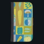 Veggie Blocks II Galaxy S4 Plånbok<br><div class="desc">Heminredning</div>