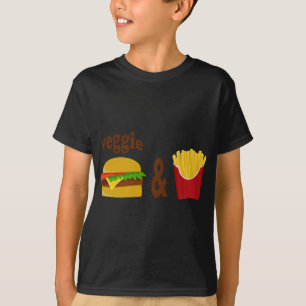 Veggie Burger och Fries Tee