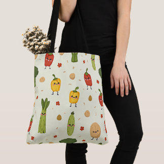 Veggie Delight Handbag Tygkasse