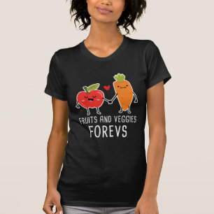 Veggie för näring för frukt- och VeggiesForevs T Shirt