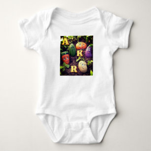 Veggie Friends Äventyr Baby Bodykostym. T Shirt