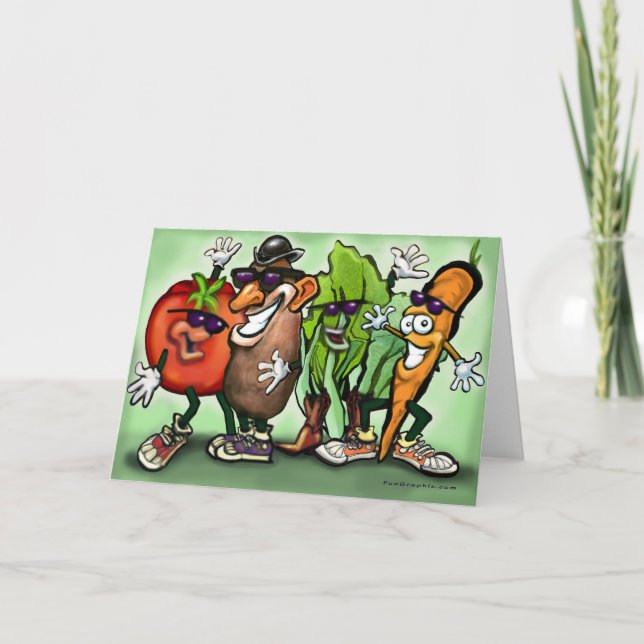 Veggie Gang Kort (Framsida)