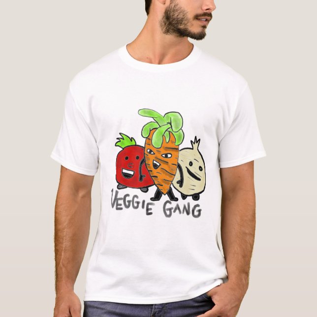Veggie Gang T Shirt (Framsida)