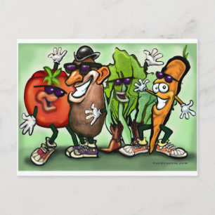 Veggie Gang Vykort