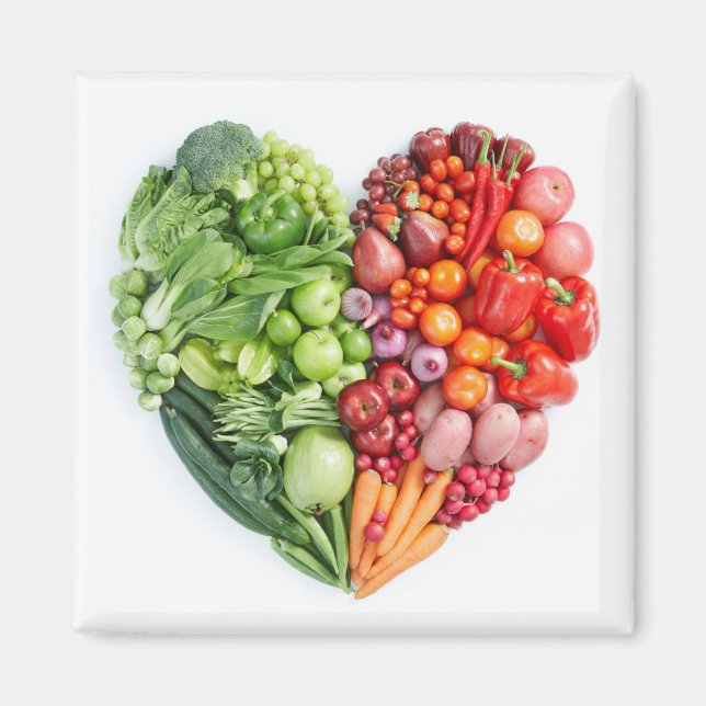 Veggie Heart Magnet (Framsidan)