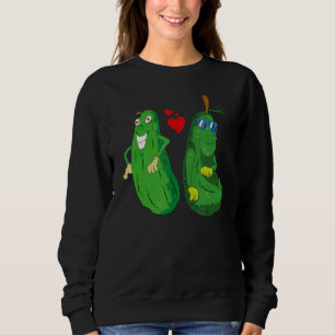 Veggie Hearts Cucumber Coola Sunglasses Pickle 1 T Shirt