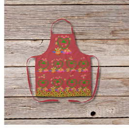 Veggie-kalkoner och solblommor röd