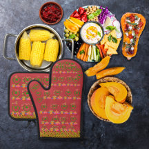 Veggie-kalkoner och solblommor röd