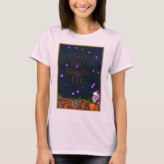 Veggie Kärlek Tee Shirt (Framsida)