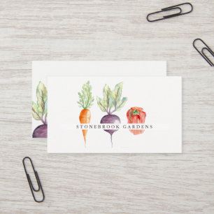 Veggie lappar vattenfärgvisitkorten visitkort
