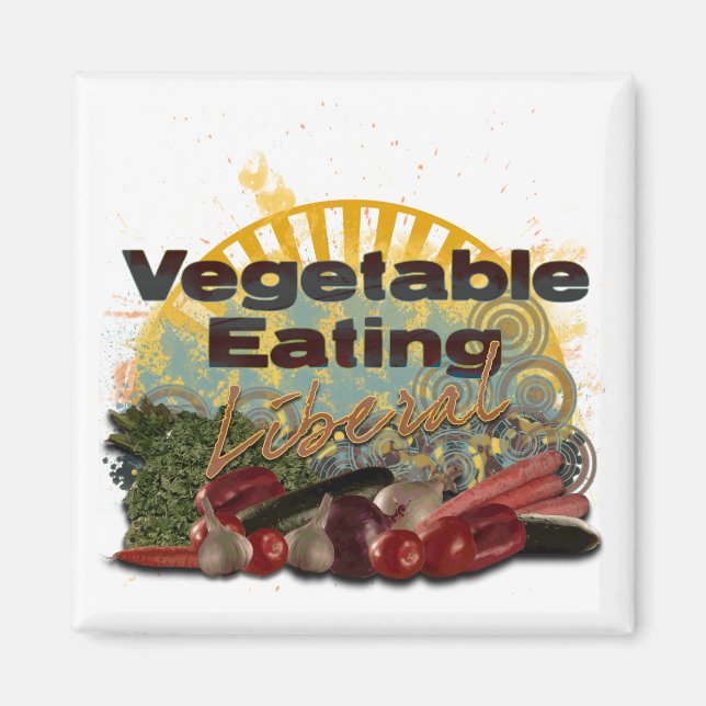 Veggie Liberal Magnet (Framsidan)