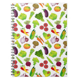 Veggie Mönster Anteckningsbok