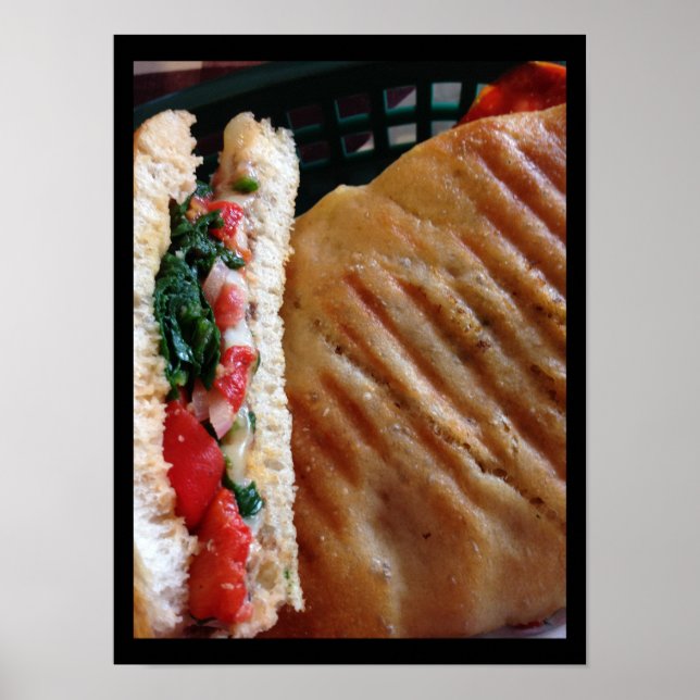 Veggie Panini Photo Poster (Framsidan)