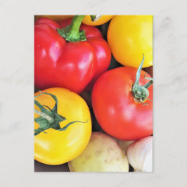 Veggie Photography Postcard Vykort