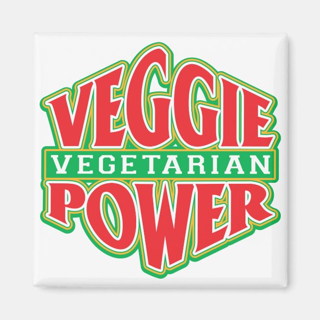 Veggie Power Magnet (Framsidan)