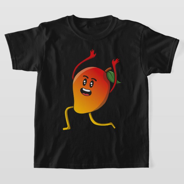 Veggie power mango mango lassi lustig mango mango t shirt (Laydown)