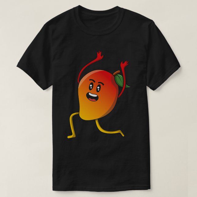Veggie power mango mango lassi lustig mango mango t shirt (Design framsida)