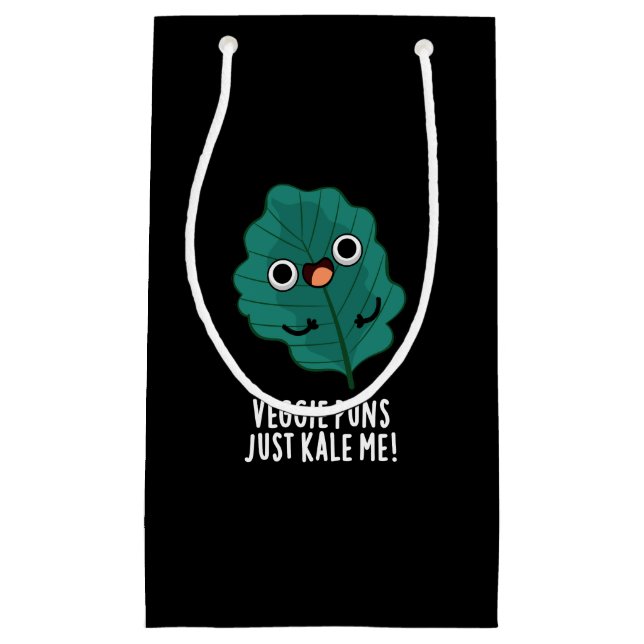 Veggie Puns Just Kale Me Funny Food Pun Mörk BG (Framsidan)