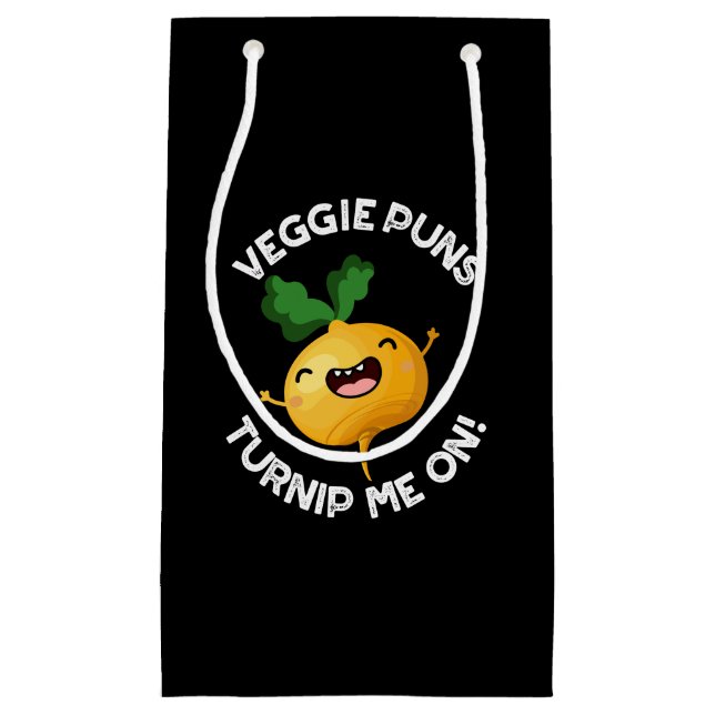 Veggie Puns Turnip Me on Funny Pun Mörk BG (Framsidan)