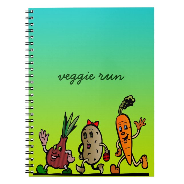 Veggie roligt anteckningsbok (Framsidan)