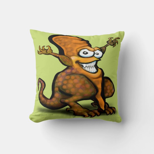 Veggie Saurus Rex Dekorativ kudde (Framsida)