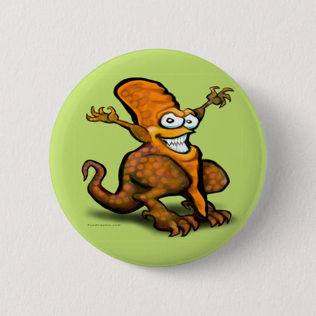 Veggie Saurus Rex Knapp (Framsida)