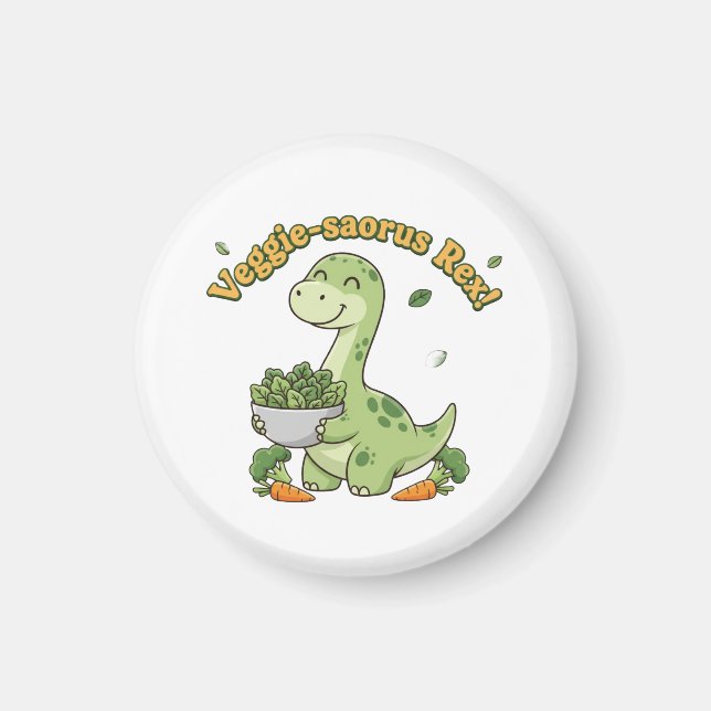 Veggie-saurus Rex! Magnet (Framsidan)