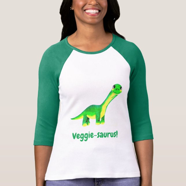 Veggie-saurusskjorta T Shirt (Framsida)