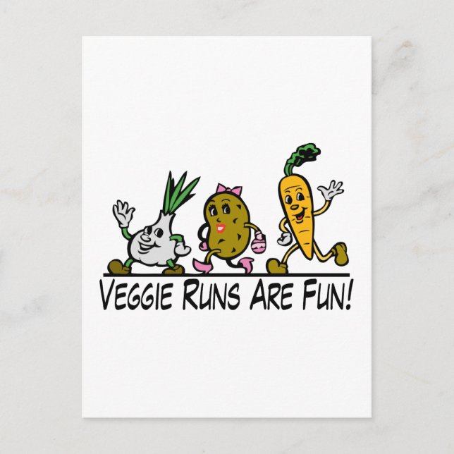 Veggie Springa Vykort (Framsida)