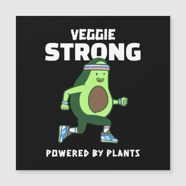Veggie Strong, Drivs av växter (Framsida)