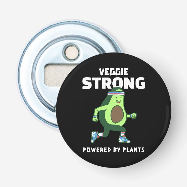 Veggie Strong, Drivs av växter Flasköppnare (Framsidan)